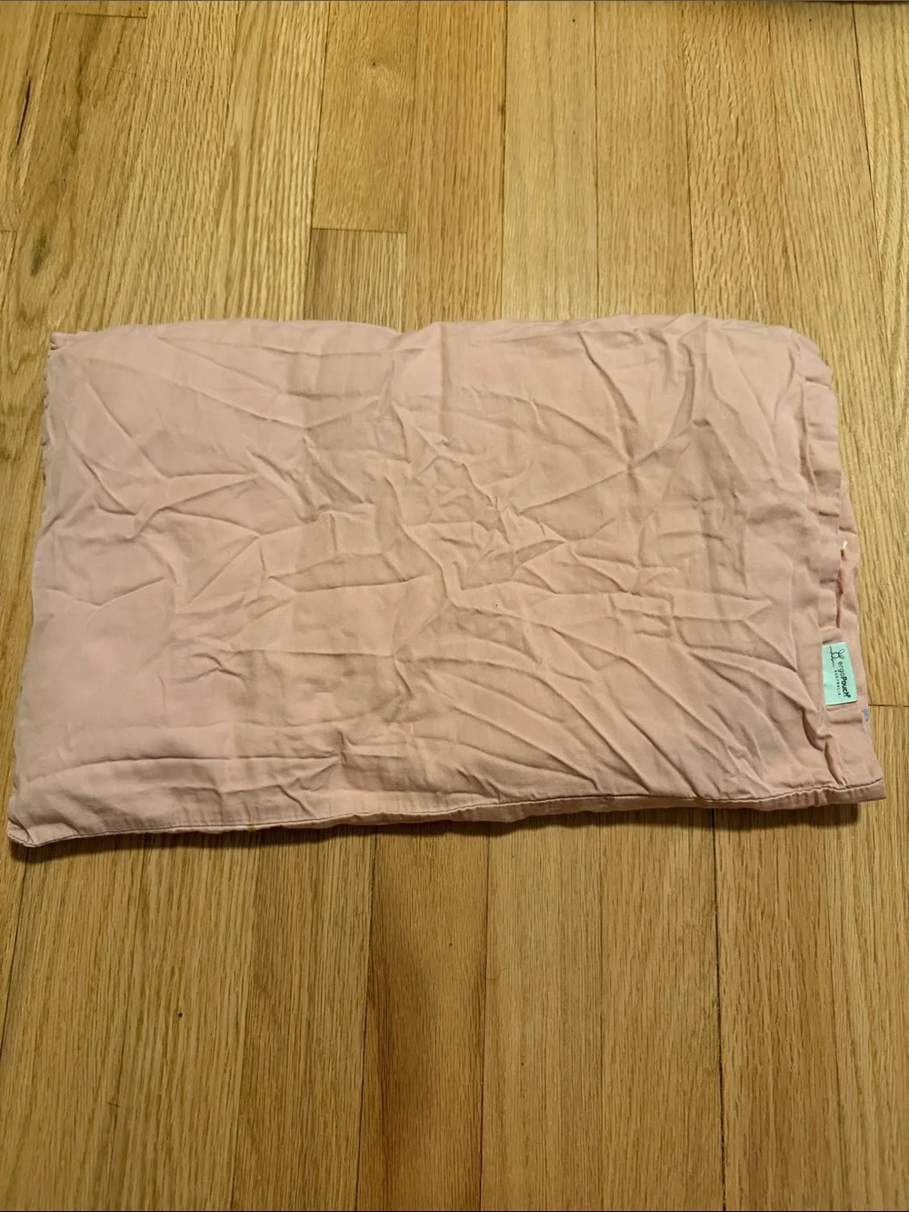 ErgoPouch organic toddler pillow with Pillowcase